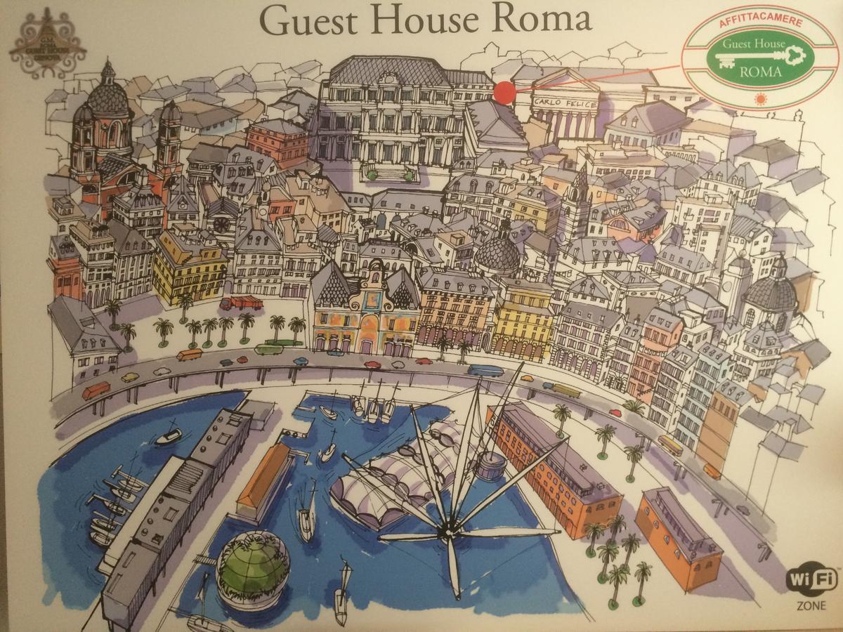 Guest House Roma جنوة المظهر الخارجي الصورة